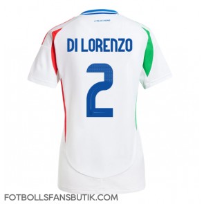 Italien Giovanni Di Lorenzo #2 Replika Bortatröja Damer EM 2024 Kortärmad